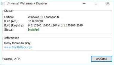 Windows 8.1 watermark remover online